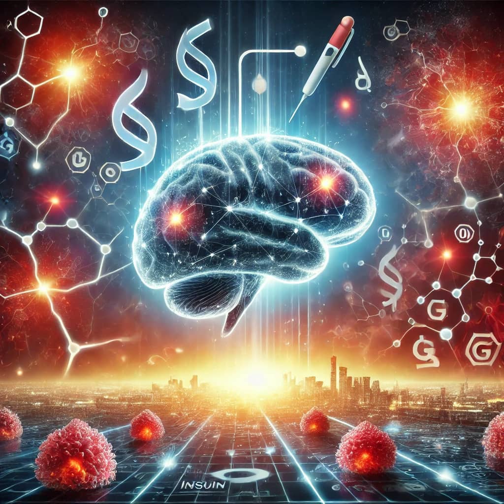 Como a resistência à insulina no cérebro diabetes tipo 2 está relacionada ao Alzheimer