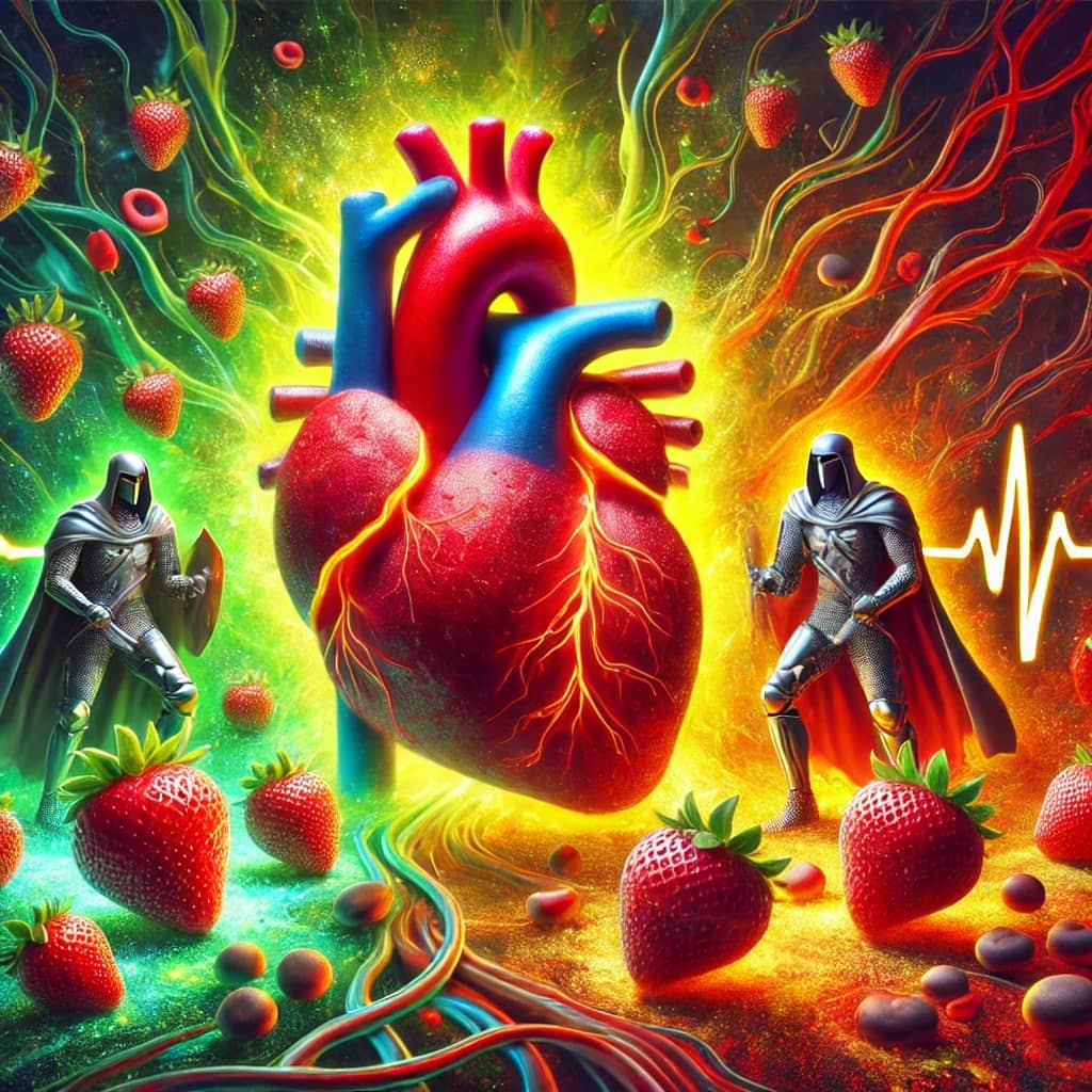 Quais são os benefícios do morango em adultos com obesidade, riscos cardiometabólicos e colesterol LDL sérico elevado
