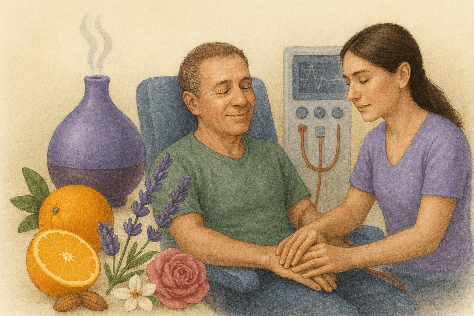Aromaterapia e Hemodiálise: Um Respiro de Alívio para o Corpo e a Mente