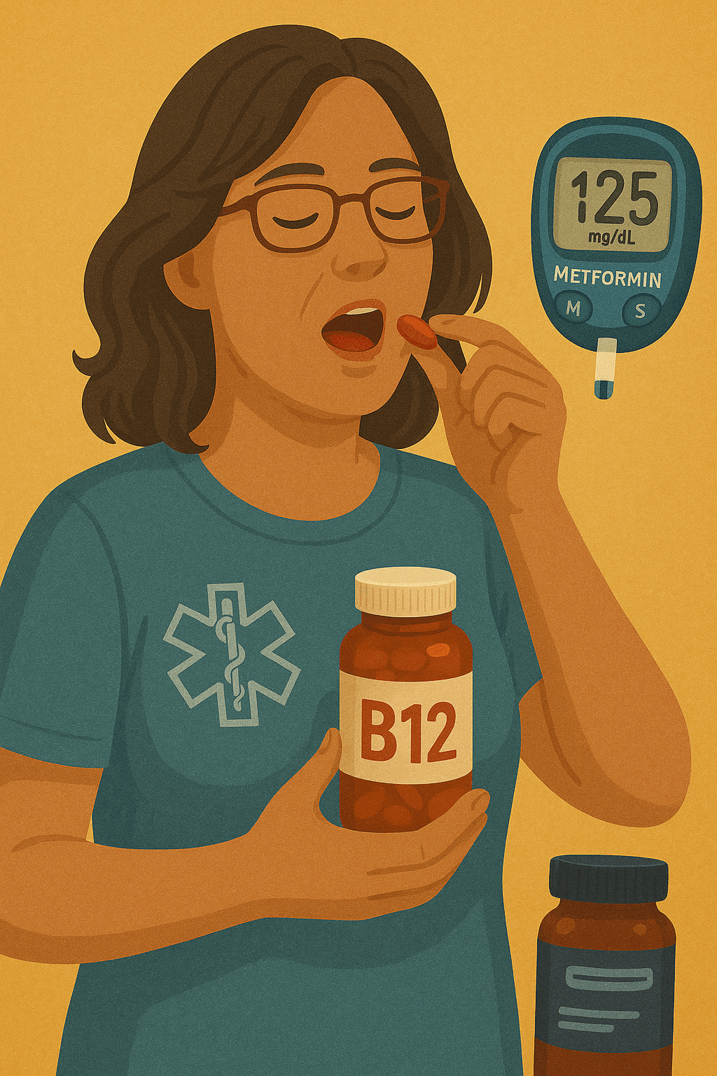Metformina e Vitamina B12: O Efeito Colateral Escondido do Remédio Queridinho do Diabetes