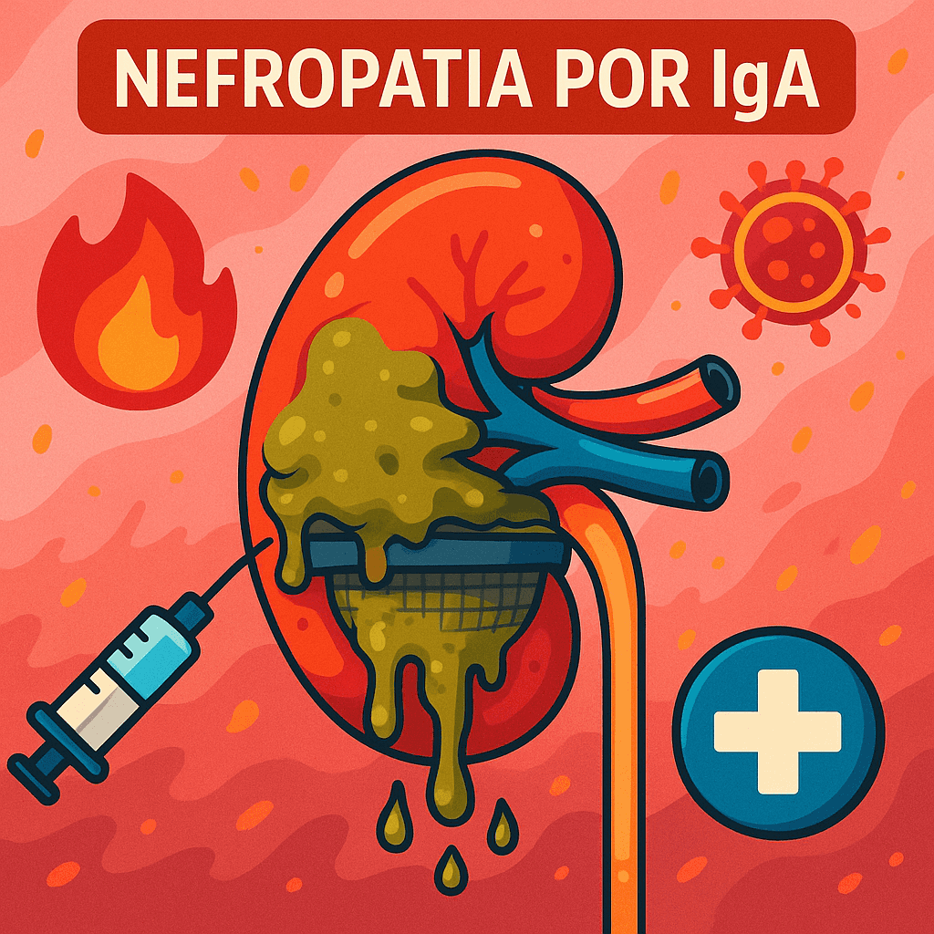 Nefropatia por IgA: quando o rim vira filtro entupido e a medicina busca novas soluções