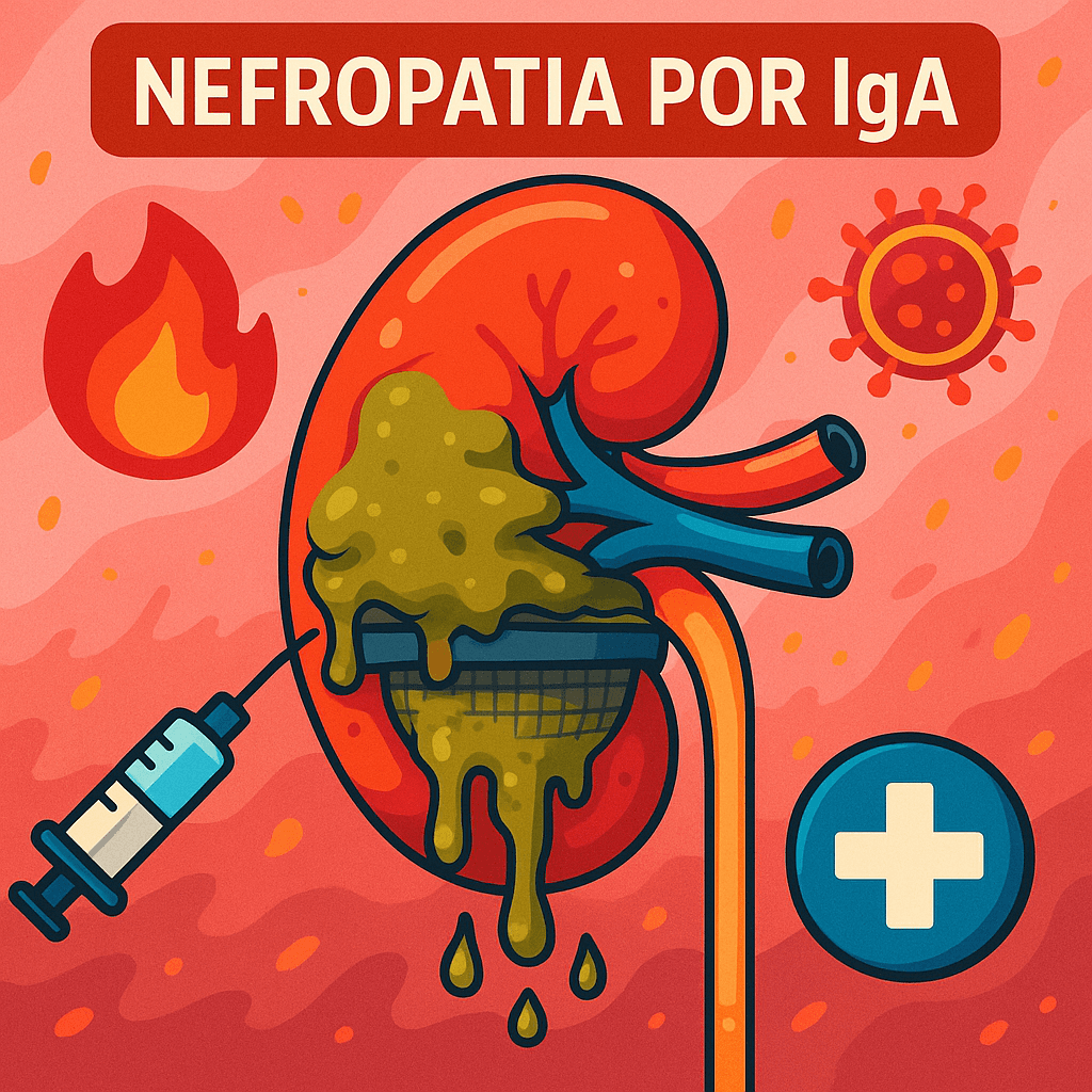 Nefropatia por IgA: quando o rim vira filtro entupido e a medicina busca novas soluções