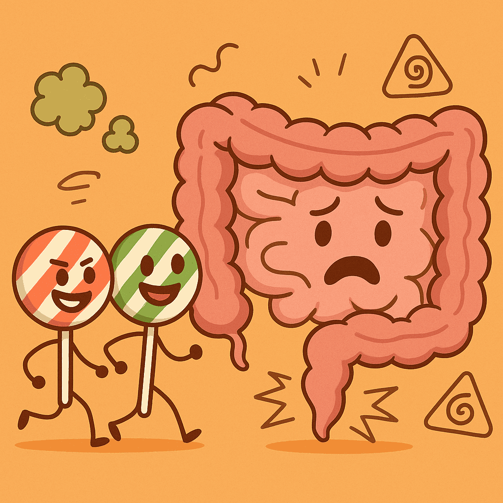 Sorbitol e Manitol: Os “Doces Travessos” do Intestino e os Bastidores da Síndrome do Intestino Irritável
