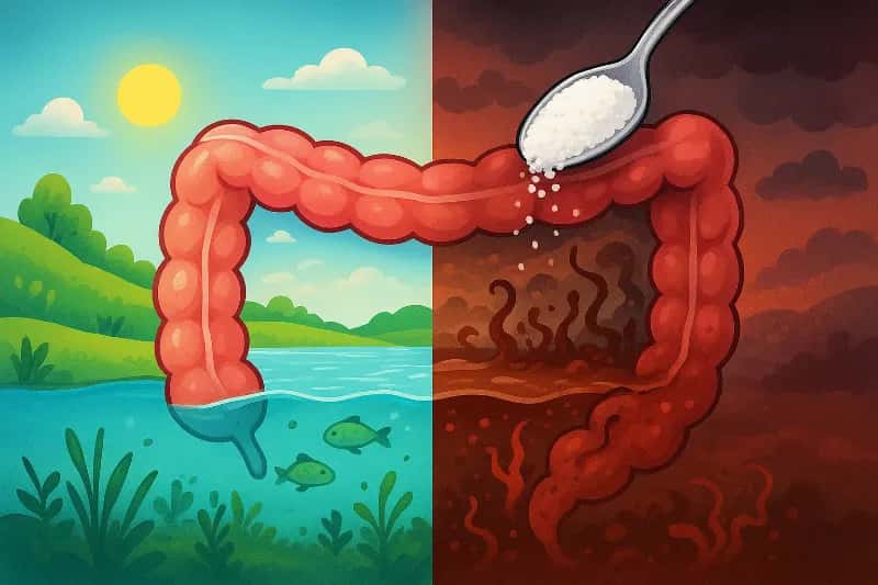 Açúcar em Excesso: Como Você Está Jogando Lama no Lago Cristalino do Seu Intestino