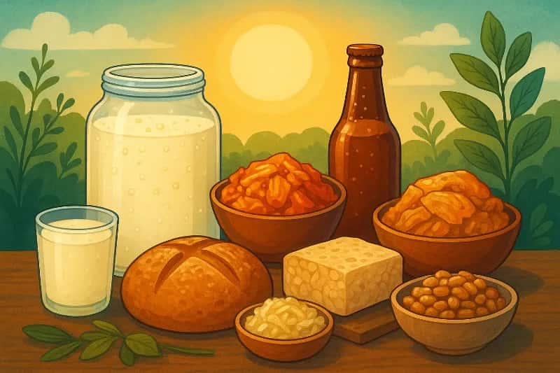 Alimentos Fermentados: O Segredo Vivo para o Equilíbrio do Intestino