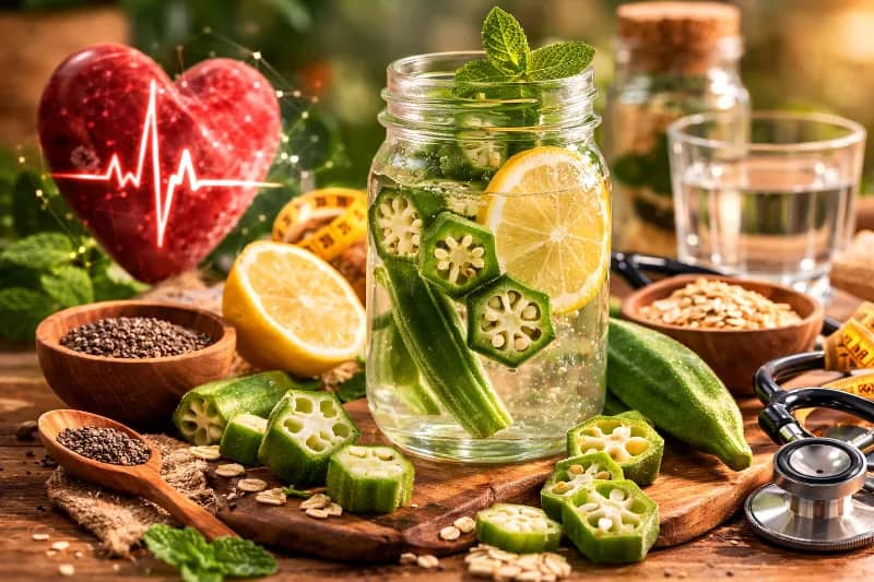 O Poder Oculto da Água de Quiabo: Ciência, Nutrição e Metabolismo
