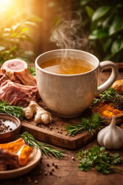 O Segredo Milenar da Sopa de Ouro: Como o Jejum de Caldo de Ossos Regenera seu Corpo