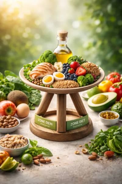 O Equilíbrio Invisível: Como a Dieta da Zona Sustenta sua Saúde como um Tripé de Estabilidade