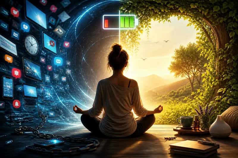 A Arte de se Desconectar: Como a Desintoxicação Digital Salva sua Saúde Mental