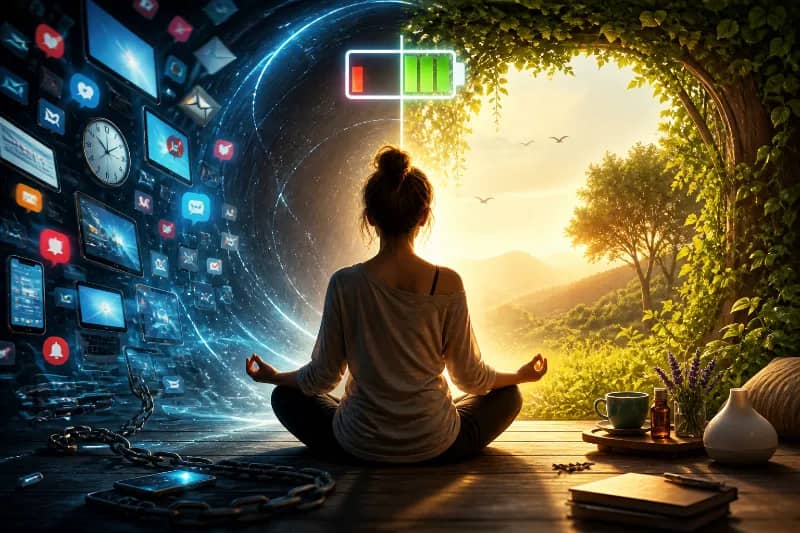 A Arte de se Desconectar: Como a Desintoxicação Digital Salva sua Saúde Mental